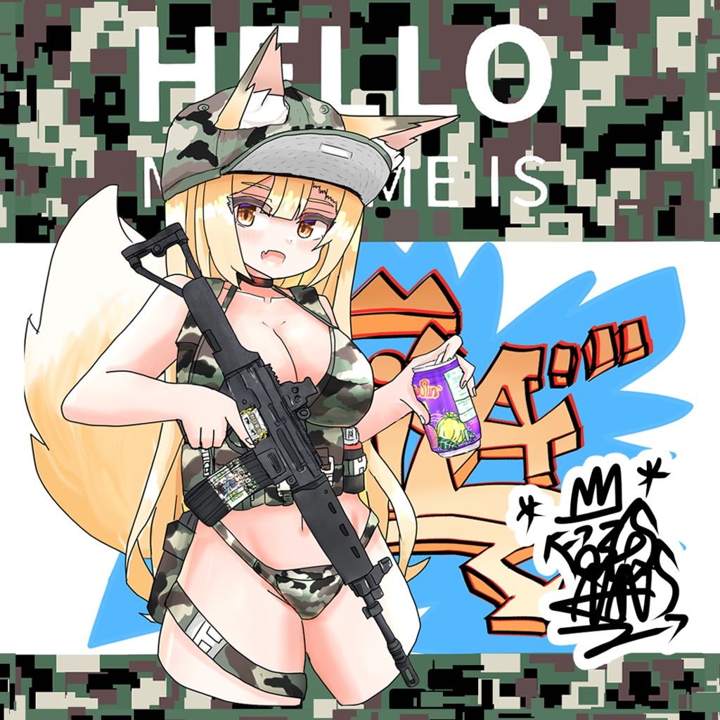 ライラちゃんステッカー