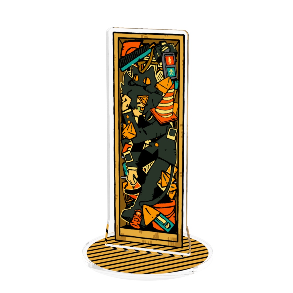 ロッカーぎゅうぎゅうアクリルスタンド