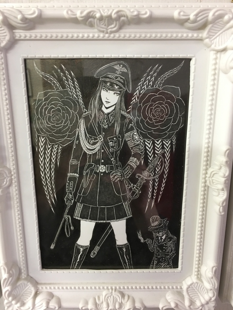 近藤宗臣作品 黒薔薇翼型ベリアル親衛隊将官服礼装の魔女 Sawsin Booth