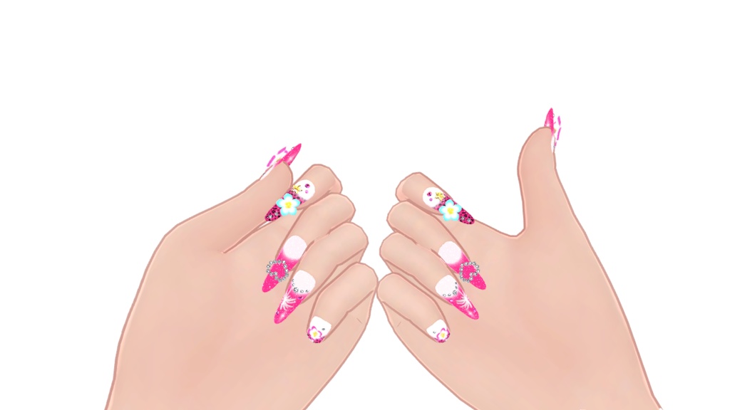 Summer GAL Nails☆ギャル 夏ネイル☆MA対応【マヌカ・森羅・桔梗】