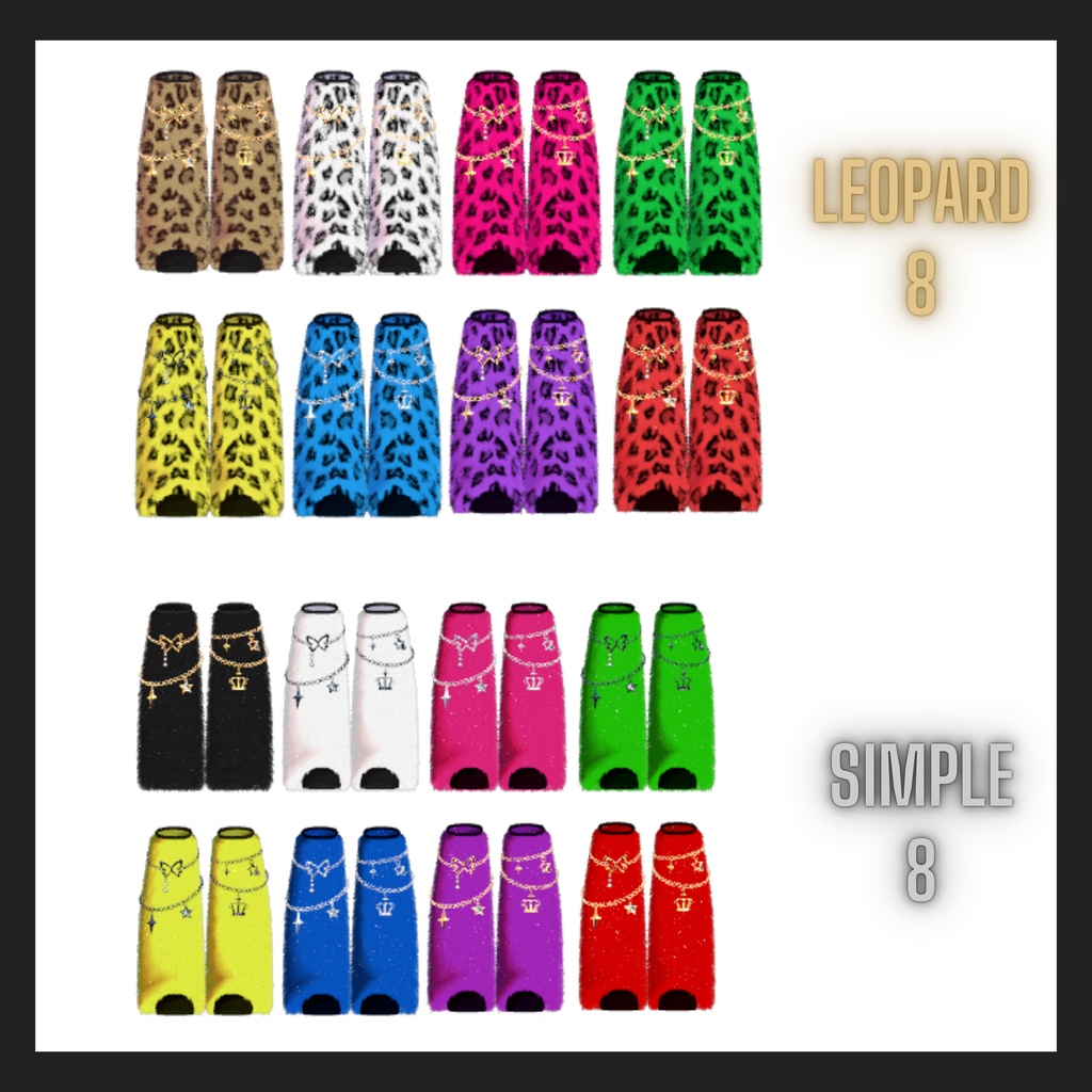 🌺Fur Boots☆MA対応【森羅・マヌカ・桔梗・凪夜瑠璃・まめふれんず・累惟】