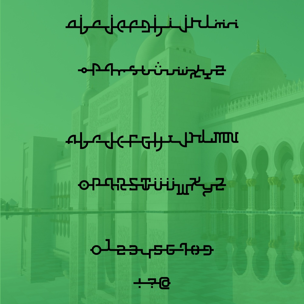 ク―フィーアルファベット | KuficAlphabet