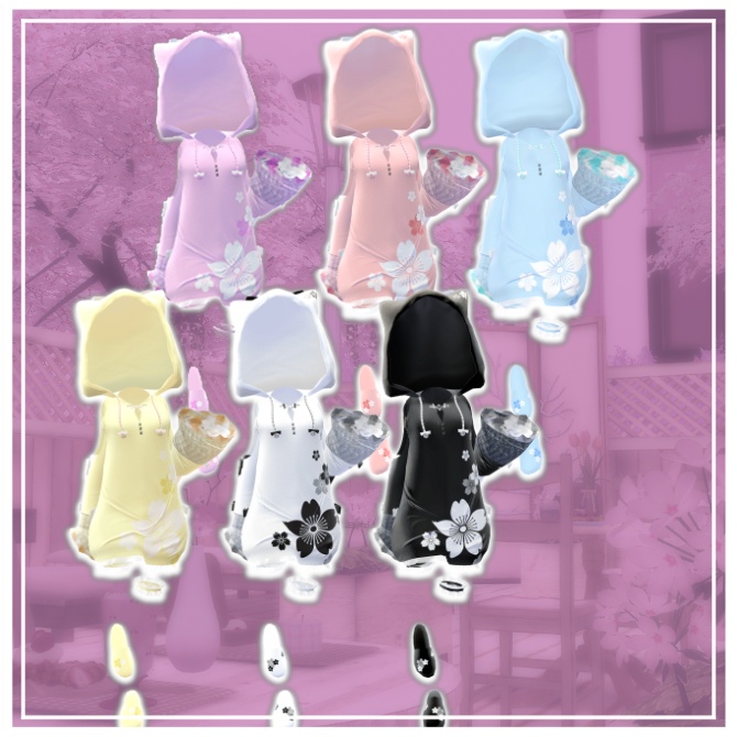 【発売SALE 50%OFF ~5/31】Spring Hoodie【VRChat想定】