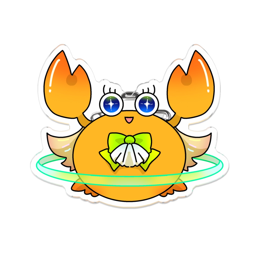 Vtuber 星玖図きらか マスコットキャラ「きらかに」アクリルバッジ