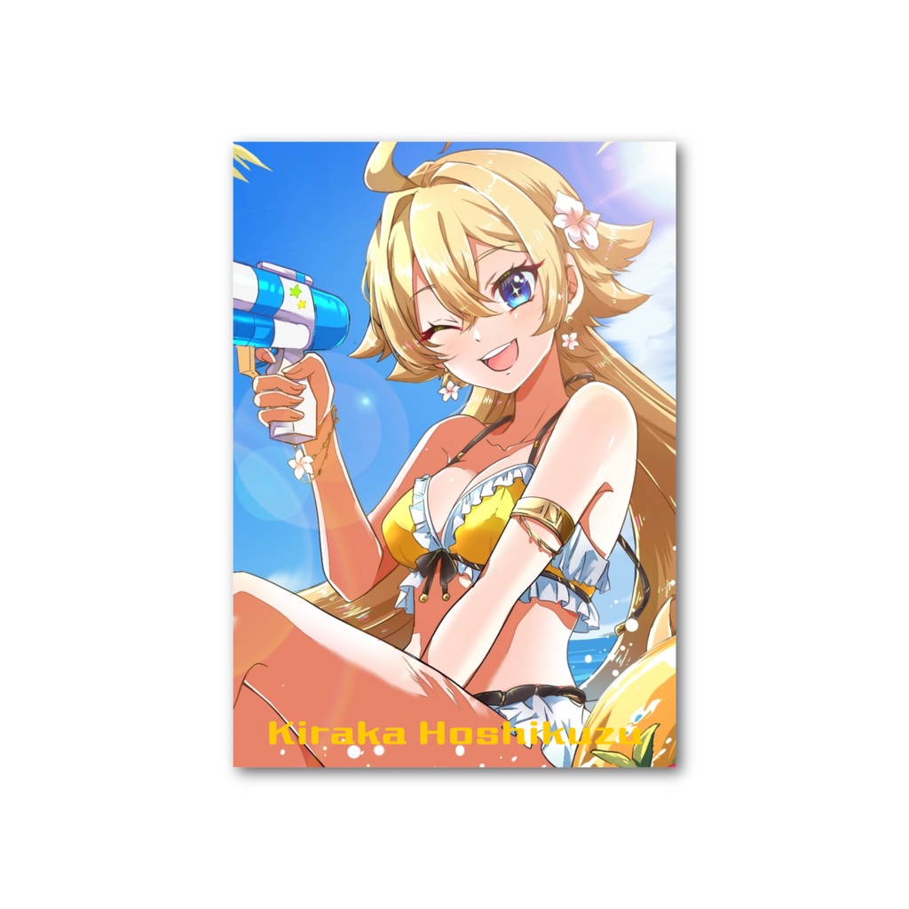 夏のきらかさんフォト風カード
