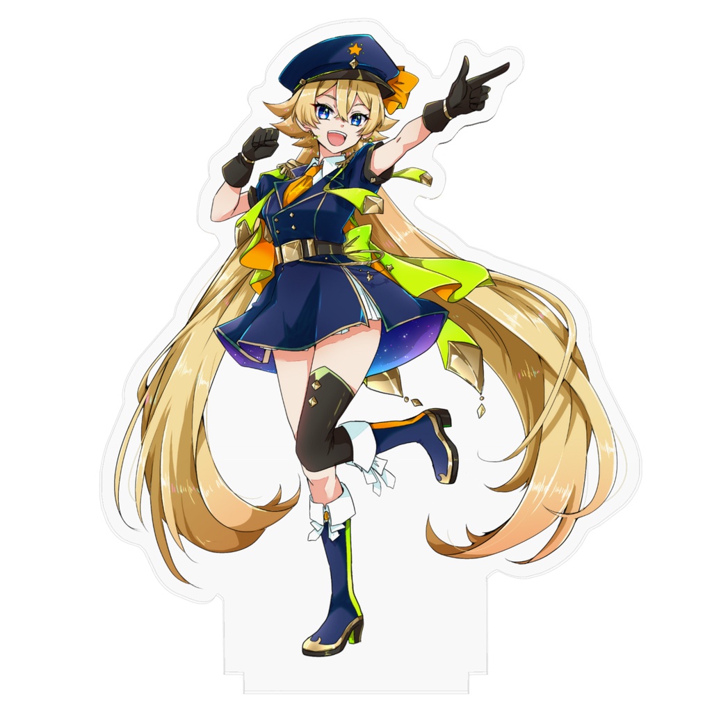 星玖図きらかアクリルフィギュア【銀河第七指令支部操舵艦長ver】