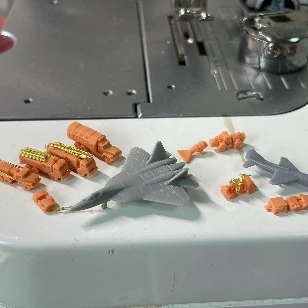 1/700 ロシア空母作業車セットC