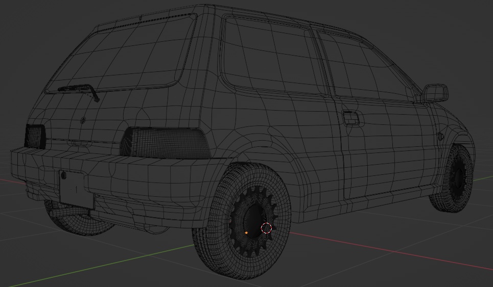 【無料3Dモデル】タウン(1986年のコンパクトカー)