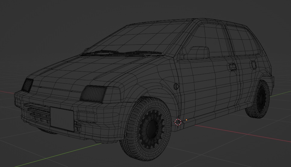 【無料3Dモデル】タウン(1986年のコンパクトカー)