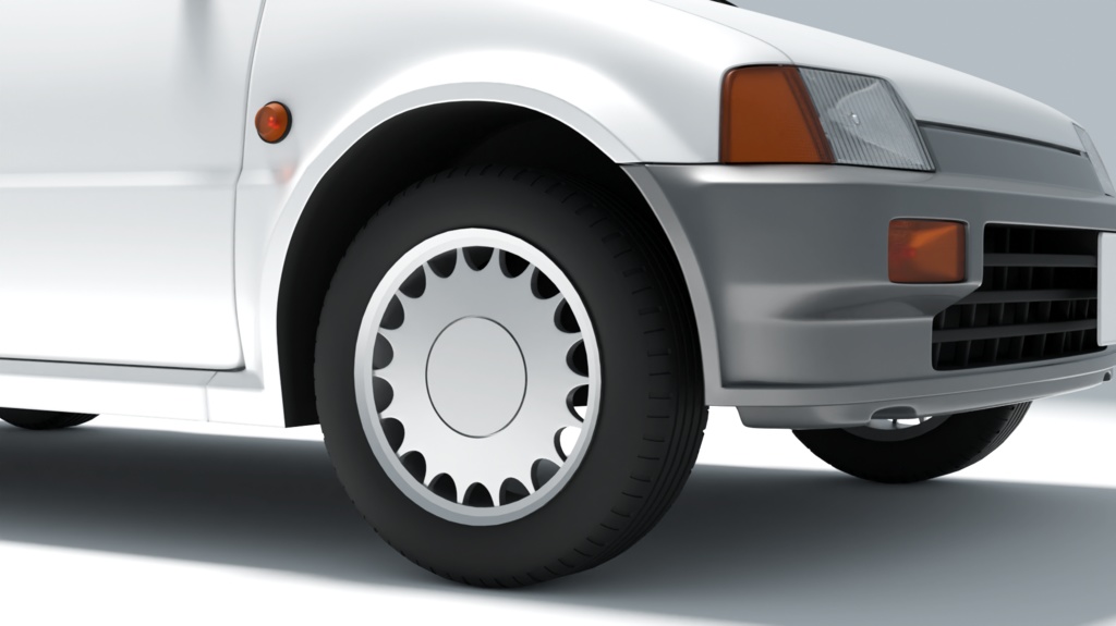 【無料3Dモデル】タウン(1986年のコンパクトカー)