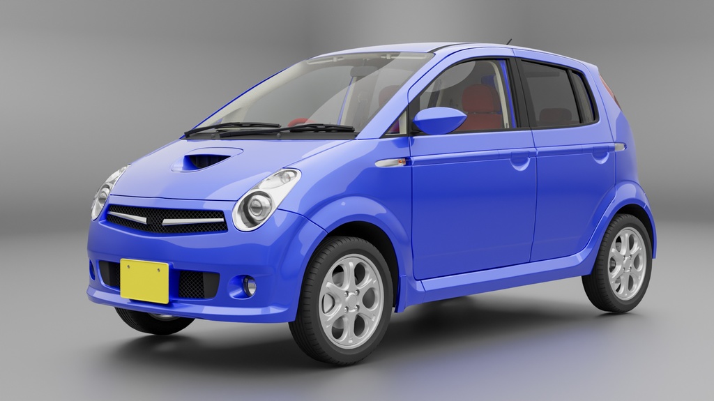 【3Dモデル】K2(2000年代の軽自動車)
