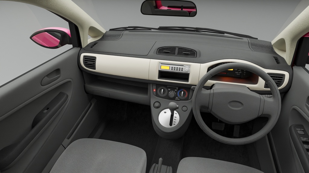 【3Dモデル】K2(2000年代の軽自動車)