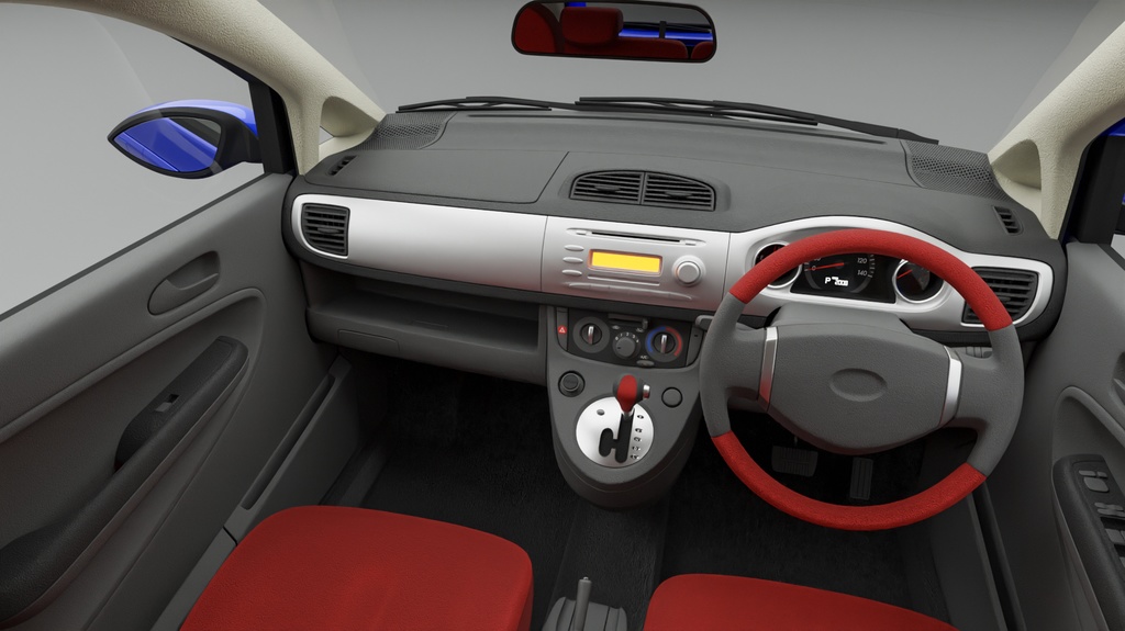 【3Dモデル】K2(2000年代の軽自動車)