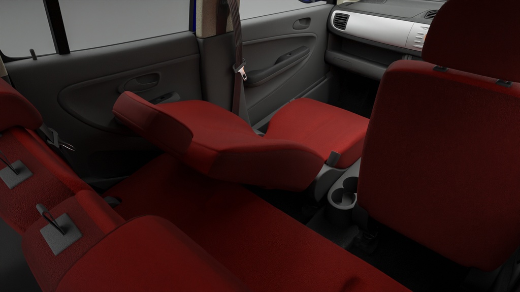 【3Dモデル】K2(2000年代の軽自動車)