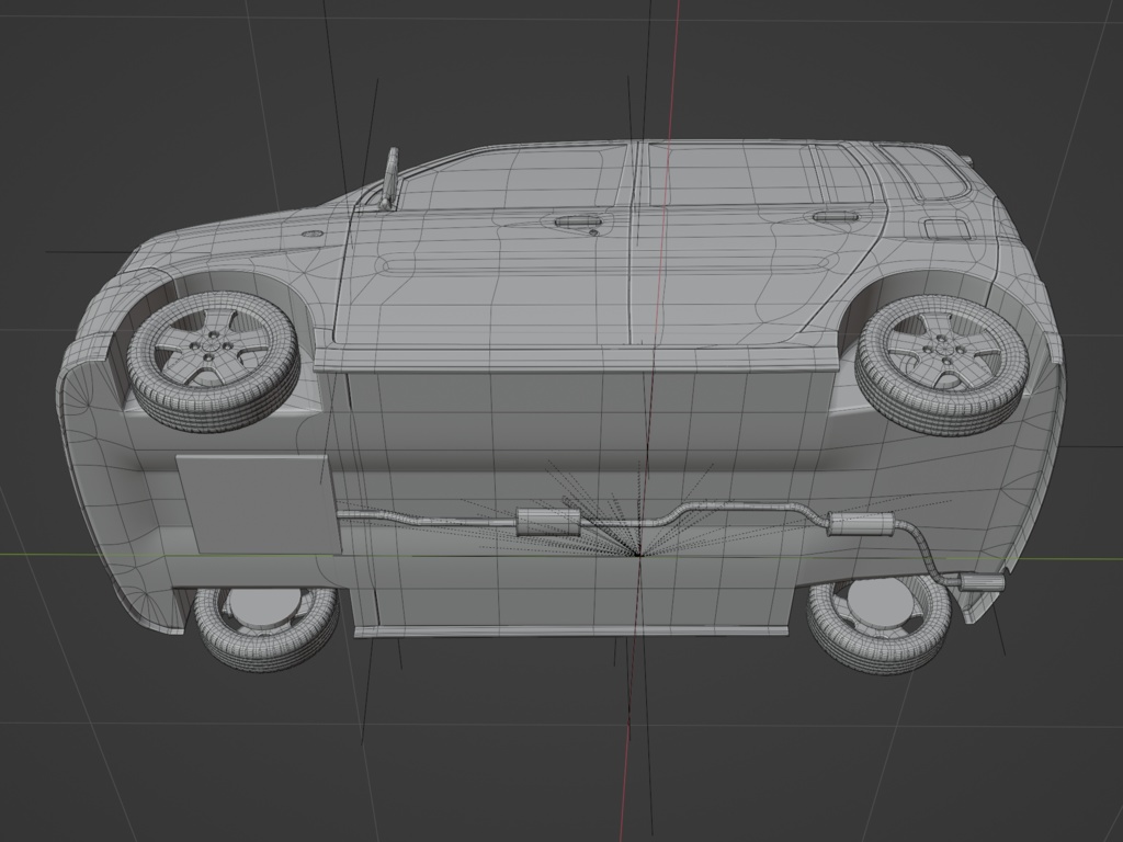 【3Dモデル】ノッポ(2008年の軽ワゴン)