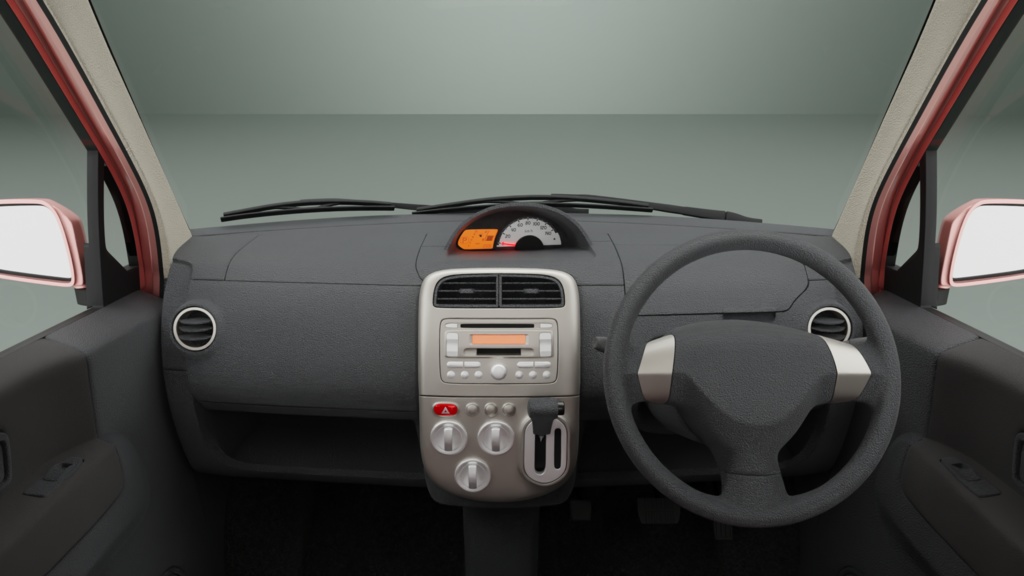 【3Dモデル】ノッポ(2008年の軽ワゴン)