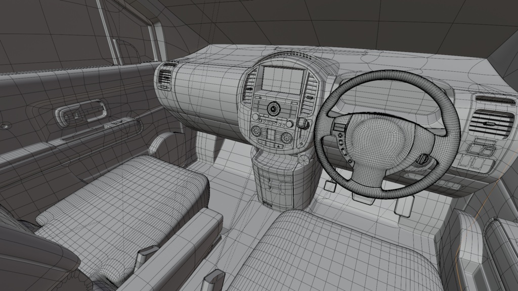【3Dモデル】フェスティバル(2006年のミニバン)