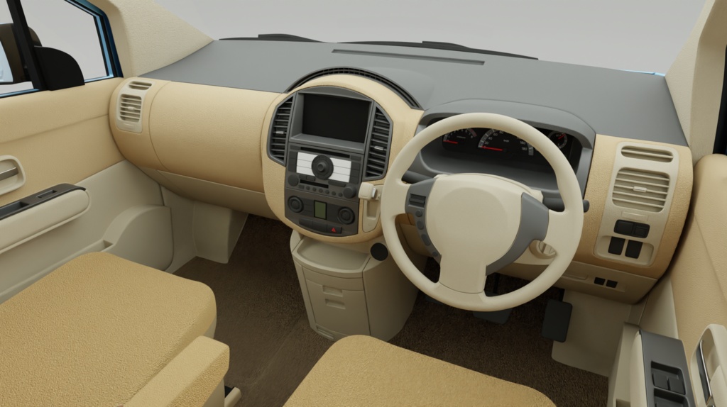 【3Dモデル】フェスティバル(2006年のミニバン)