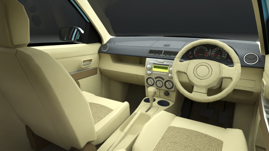 【ポリゴン削減】デマイン(2000年代前半のコンパクトカー)