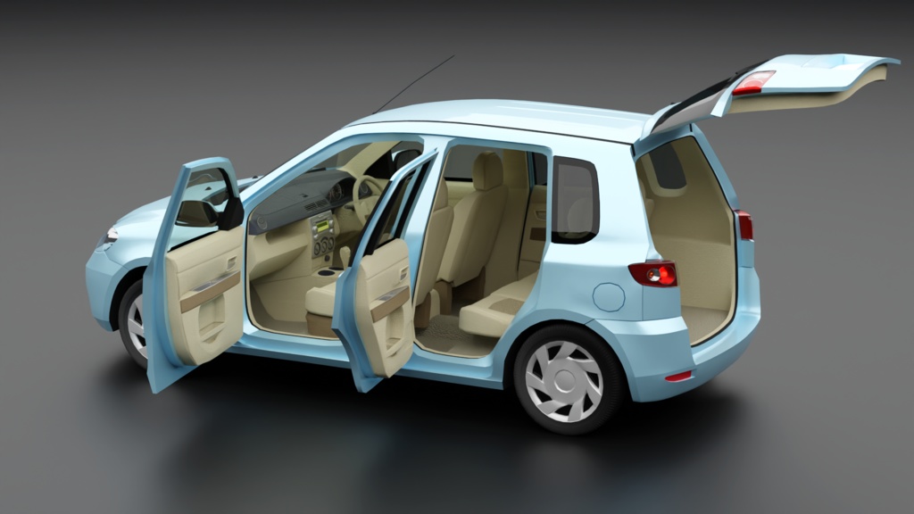 【ポリゴン削減】デマイン(2000年代前半のコンパクトカー)