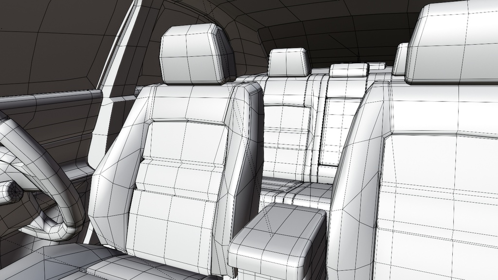 【3Dモデル】【削減あり】アペンド(2000年代のセダン・ワゴン)