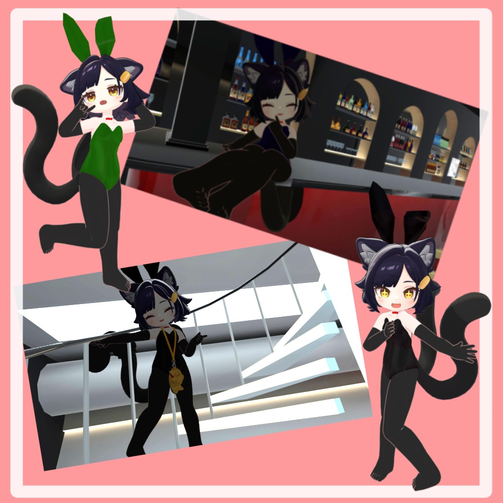 【えも研素体】シンプルバニー