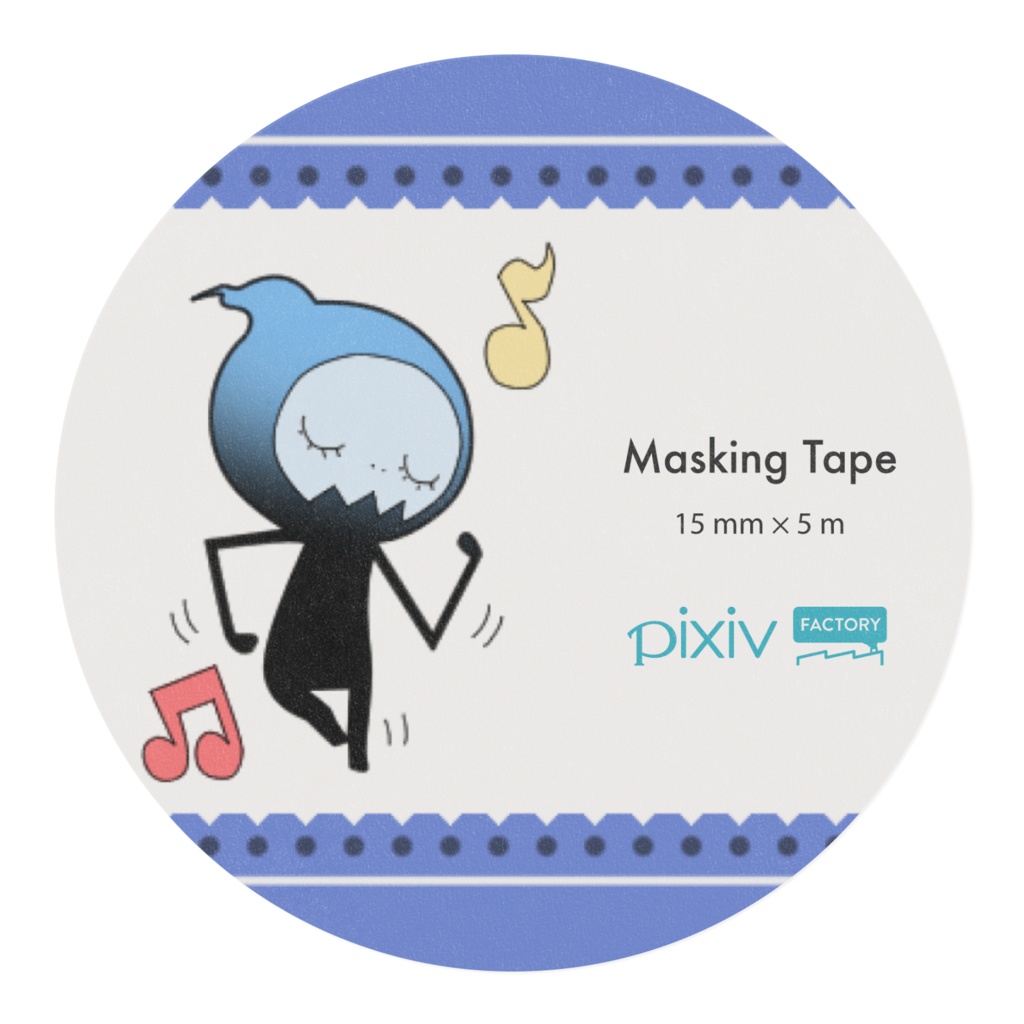 SINoALICE オソウジ人形 ルンルンマスキングテープ 15mm×5m