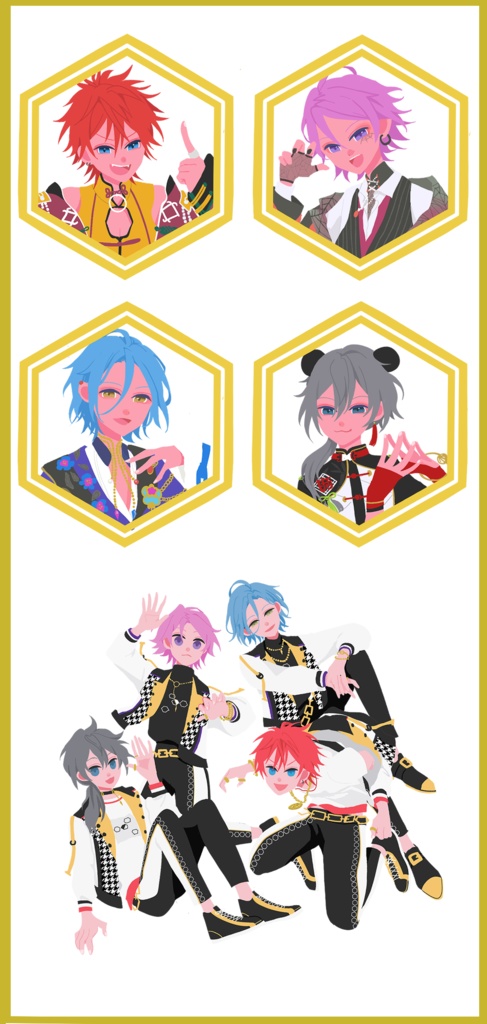 クリアステッカー/セルフカット