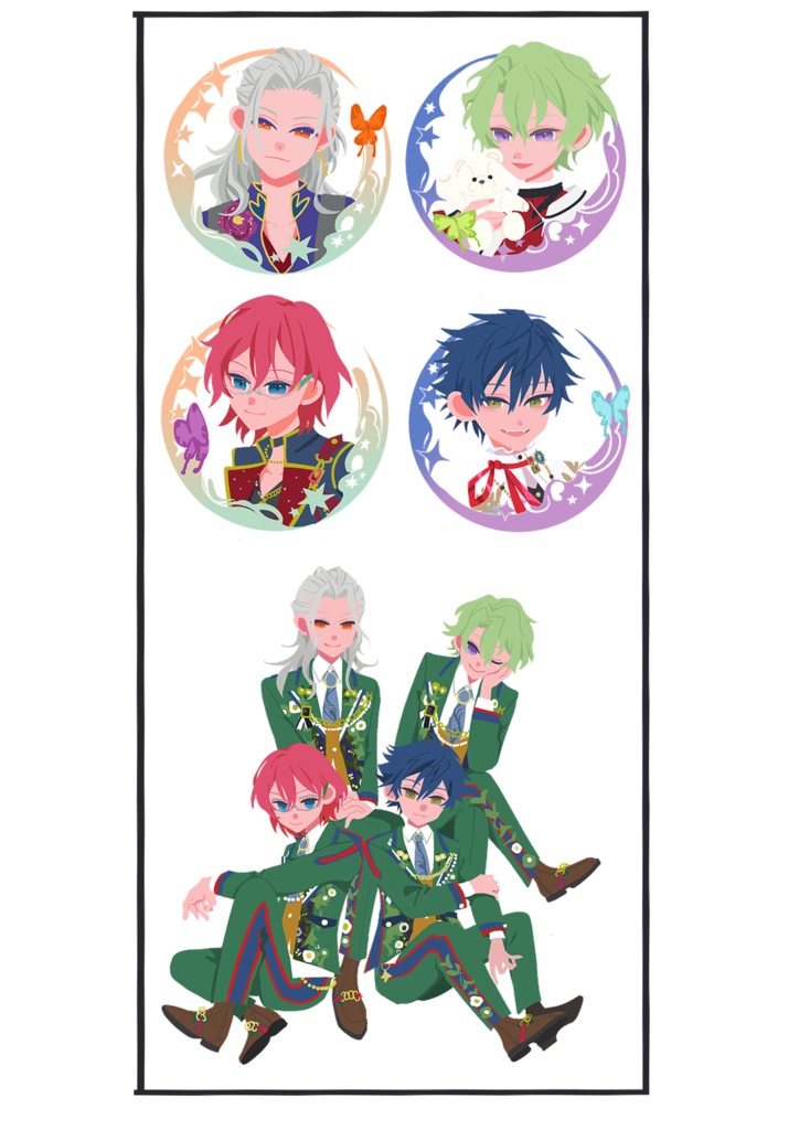 クリアステッカー/セルフカット