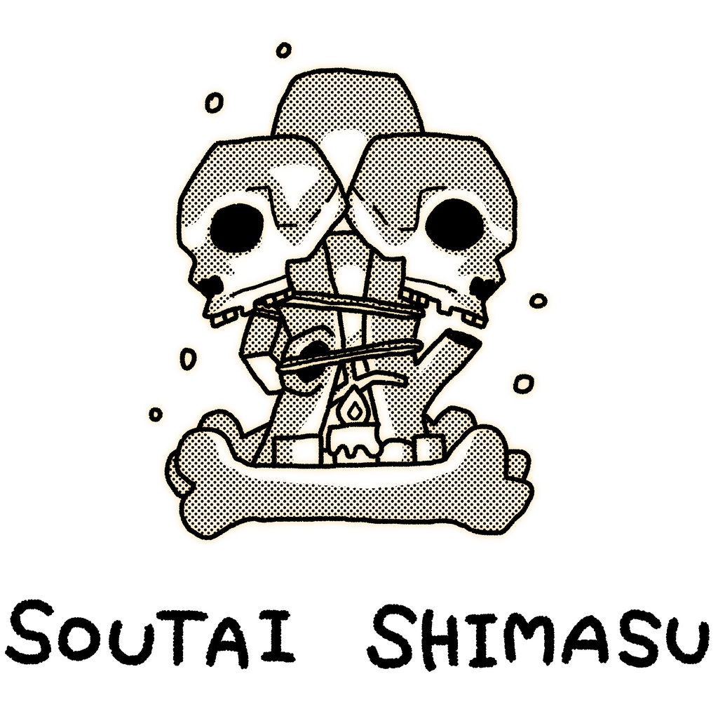 破滅早退Tシャツ(白)