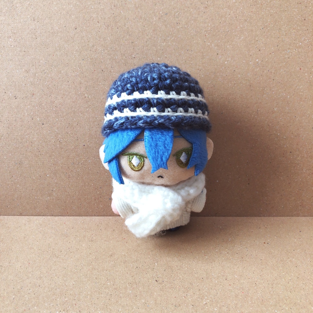 2本線のニット帽