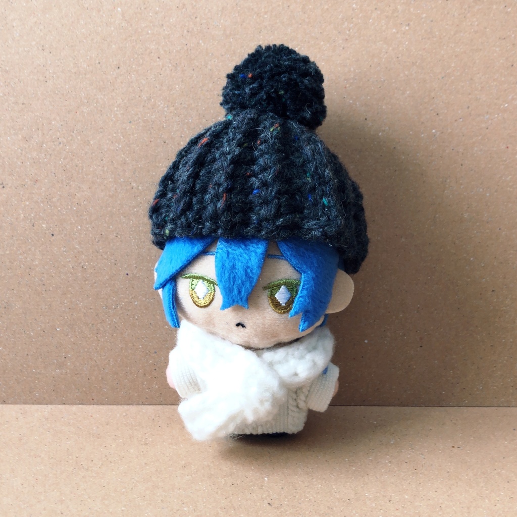 ぽんぽんつきのざくざくニット帽