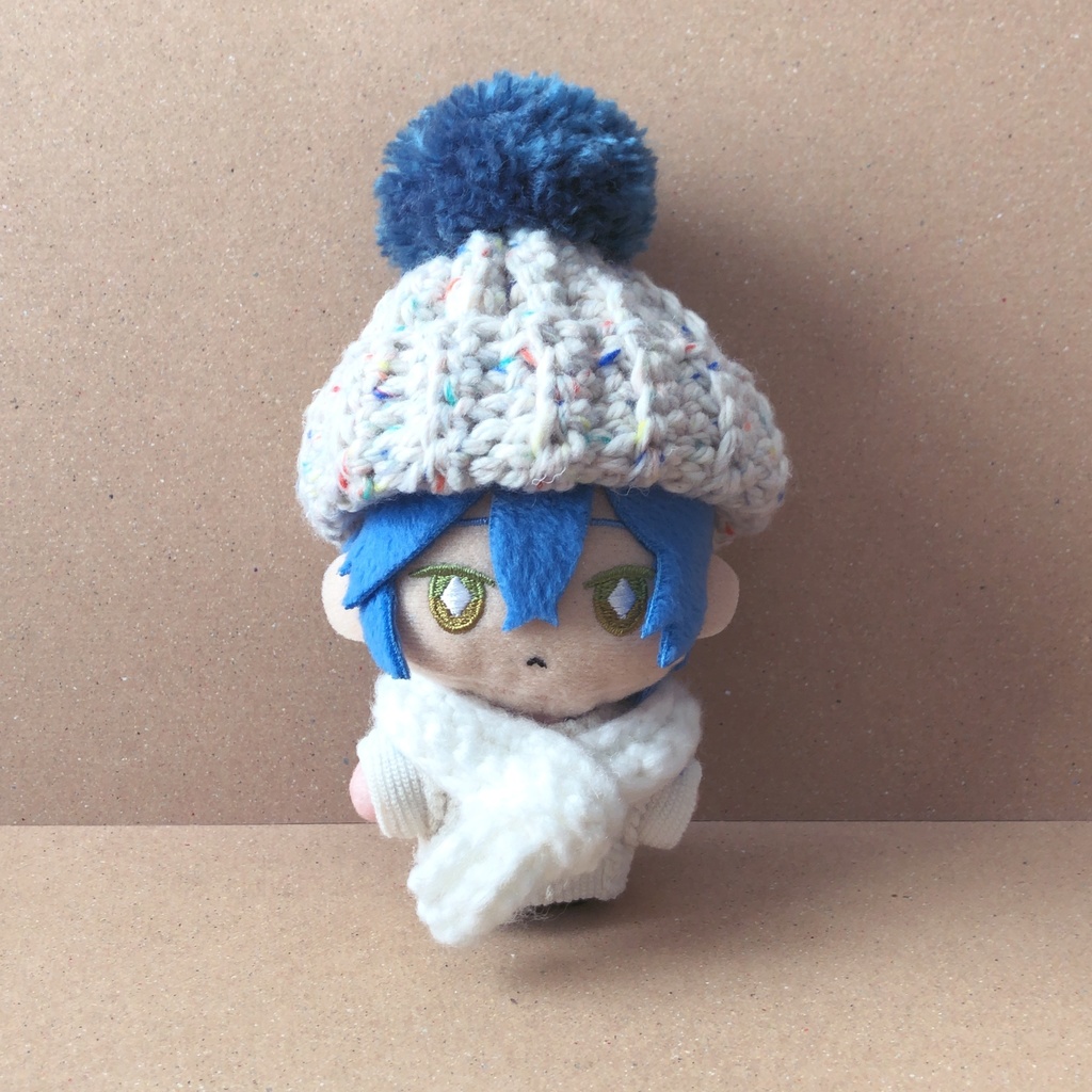 ぽんぽんつきのざくざくニット帽