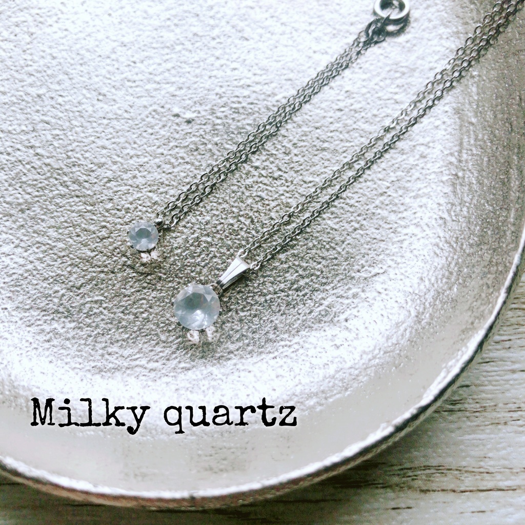 天然石が選べる!金属アレルギー対応のぬいとお揃いペンダントセット【新色追加・改良型】