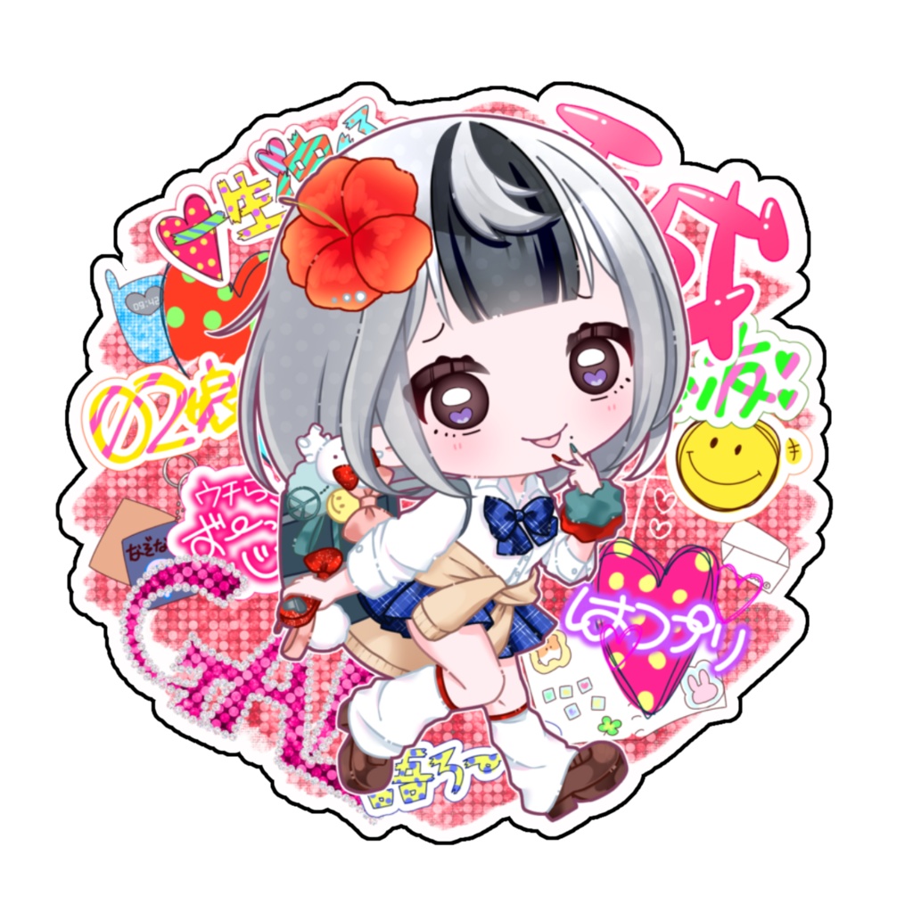 御結日みたま アクリルキーホルダー～平成JK～