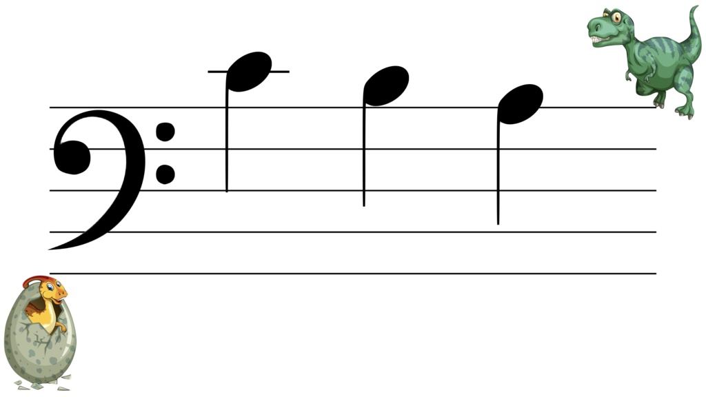 恐竜おんぷフラッシュカードPDFファイル