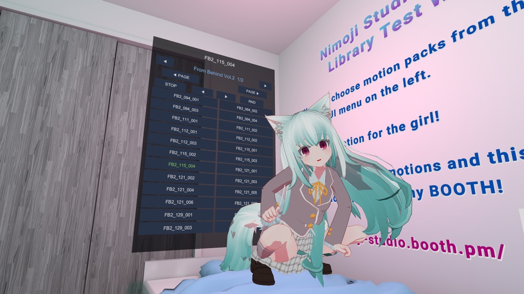 【ワールドギミック】Motion Player Gimmick【VRChatモーション向け】