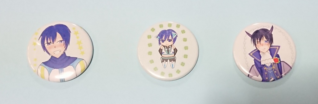KAITO 44ｍｍ 缶バッジ 全3種
