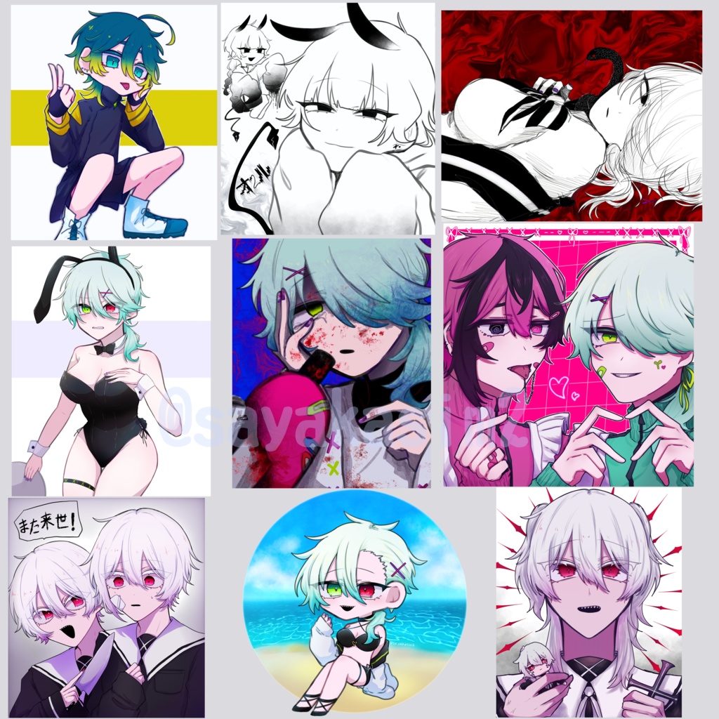 【最短即日】イラスト全般制作致します!