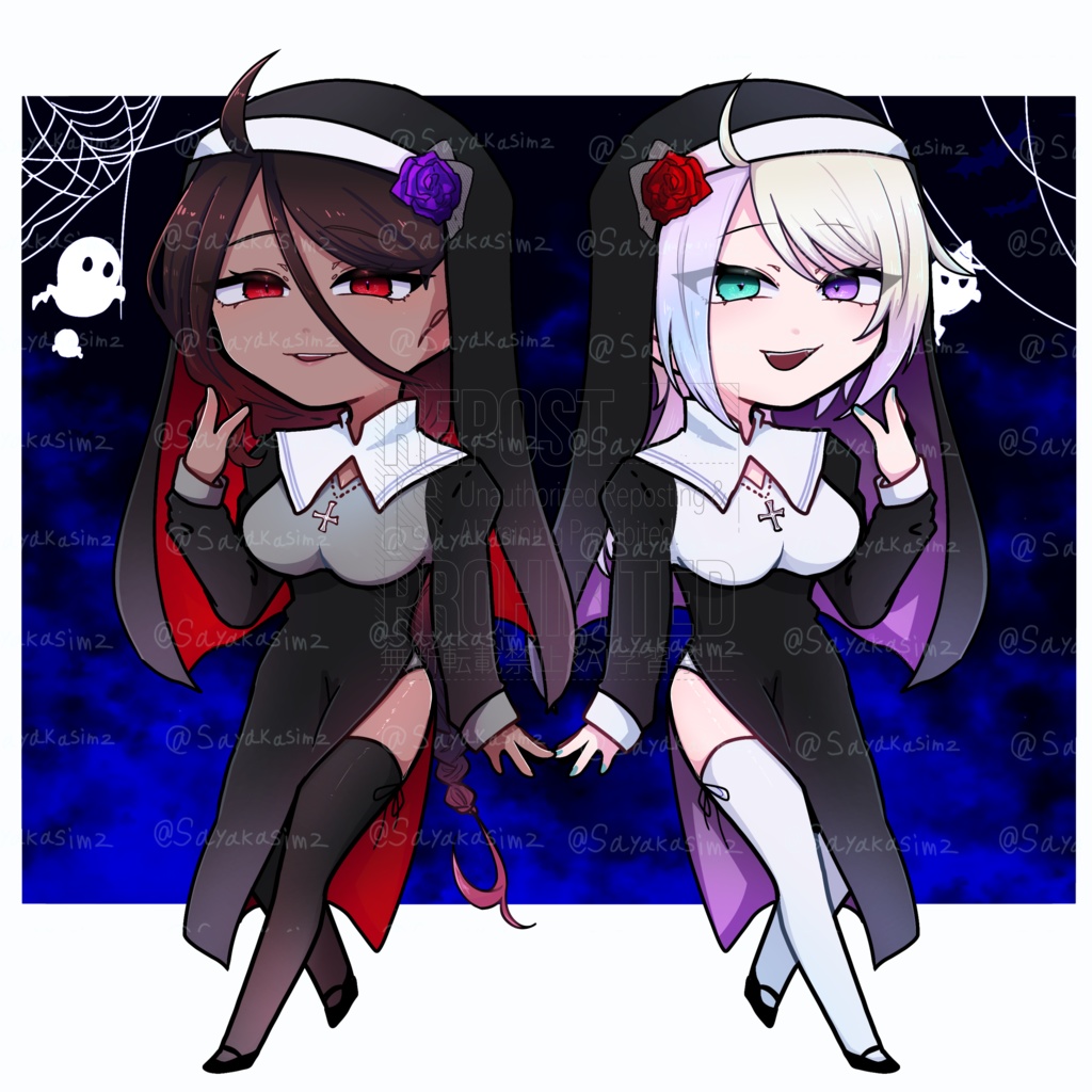 シスター量産イラスト