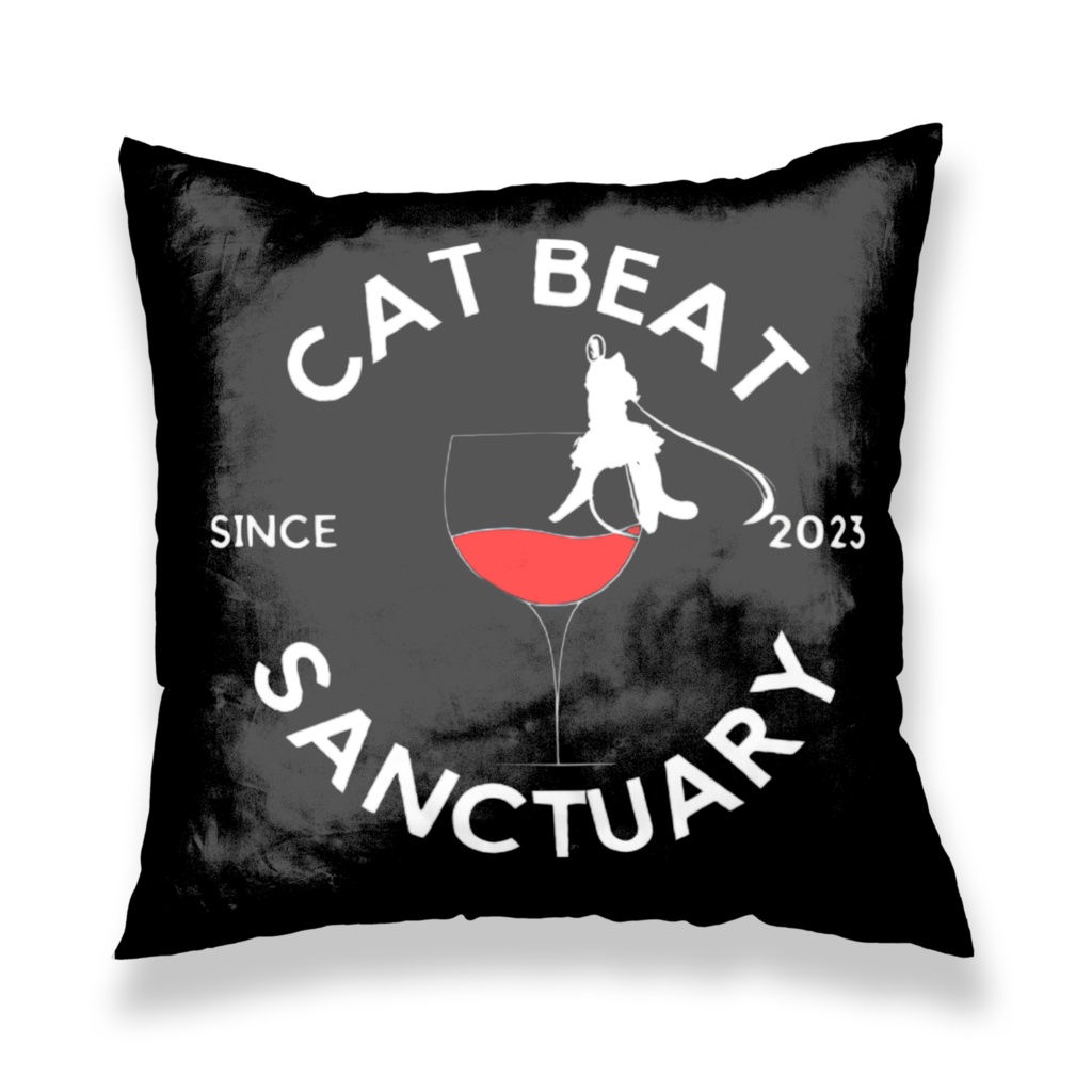 【CatBeatSanctuary公式クッションカバー 【 450x450(mm)】