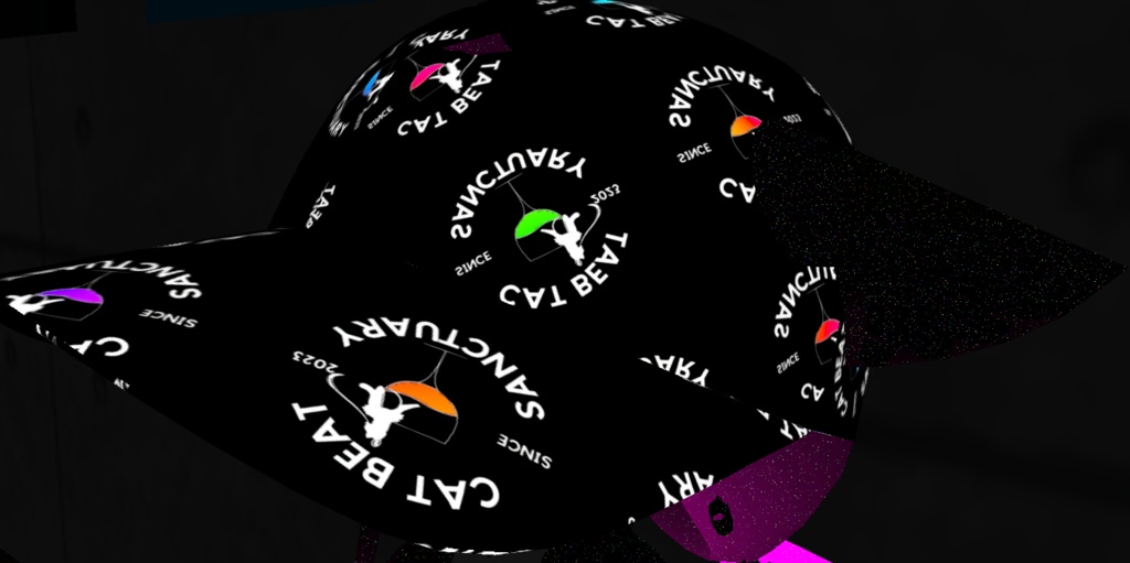 【CatBeatSanctuary公式 3Dモデル キャップ】