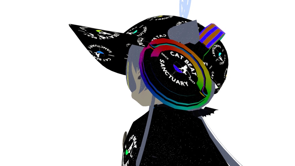 【CatBeatSanctuary公式 3Dモデル ヘッドホン】