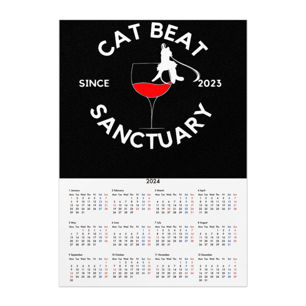 【CatBeatSanctuary公式 2024カレンダー】