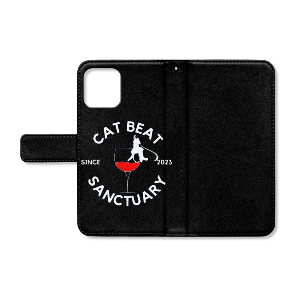 【CatBeatSanctuary公式手帳型iPhoneケース】