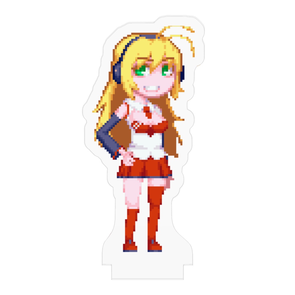 ドット絵弦巻マキアクリルフィギュア