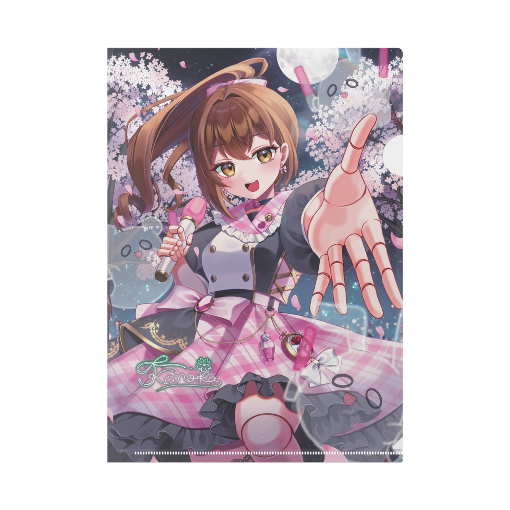 幻中伽乃花(アイドル) クリアファイル