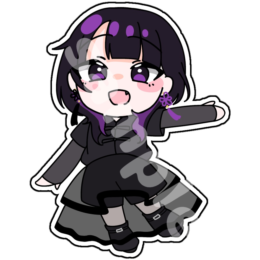 美月　ステッカー②（6cm）