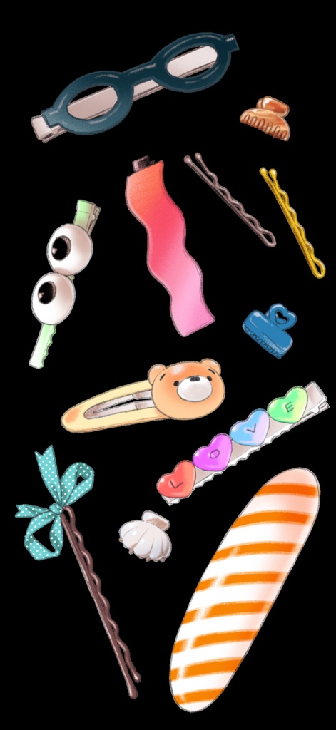 【無料】Android・iPhone 待ち受け画像・X ヘッダー用画像【#颯のヘアピン】