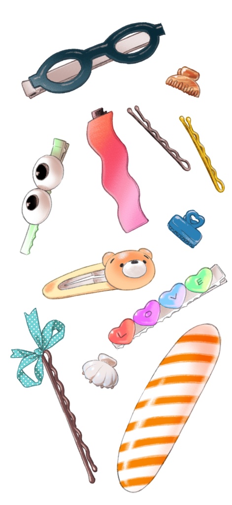 【無料】Android・iPhone 待ち受け画像・X ヘッダー用画像【#颯のヘアピン】